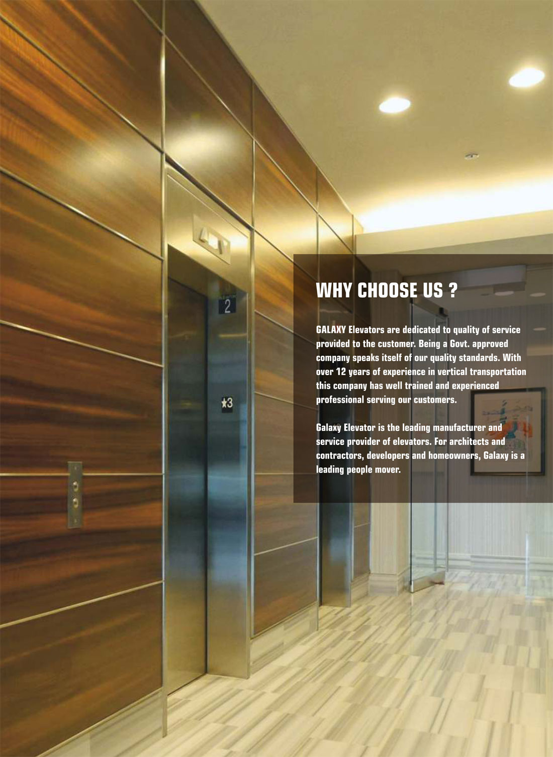 gallaxy elevators